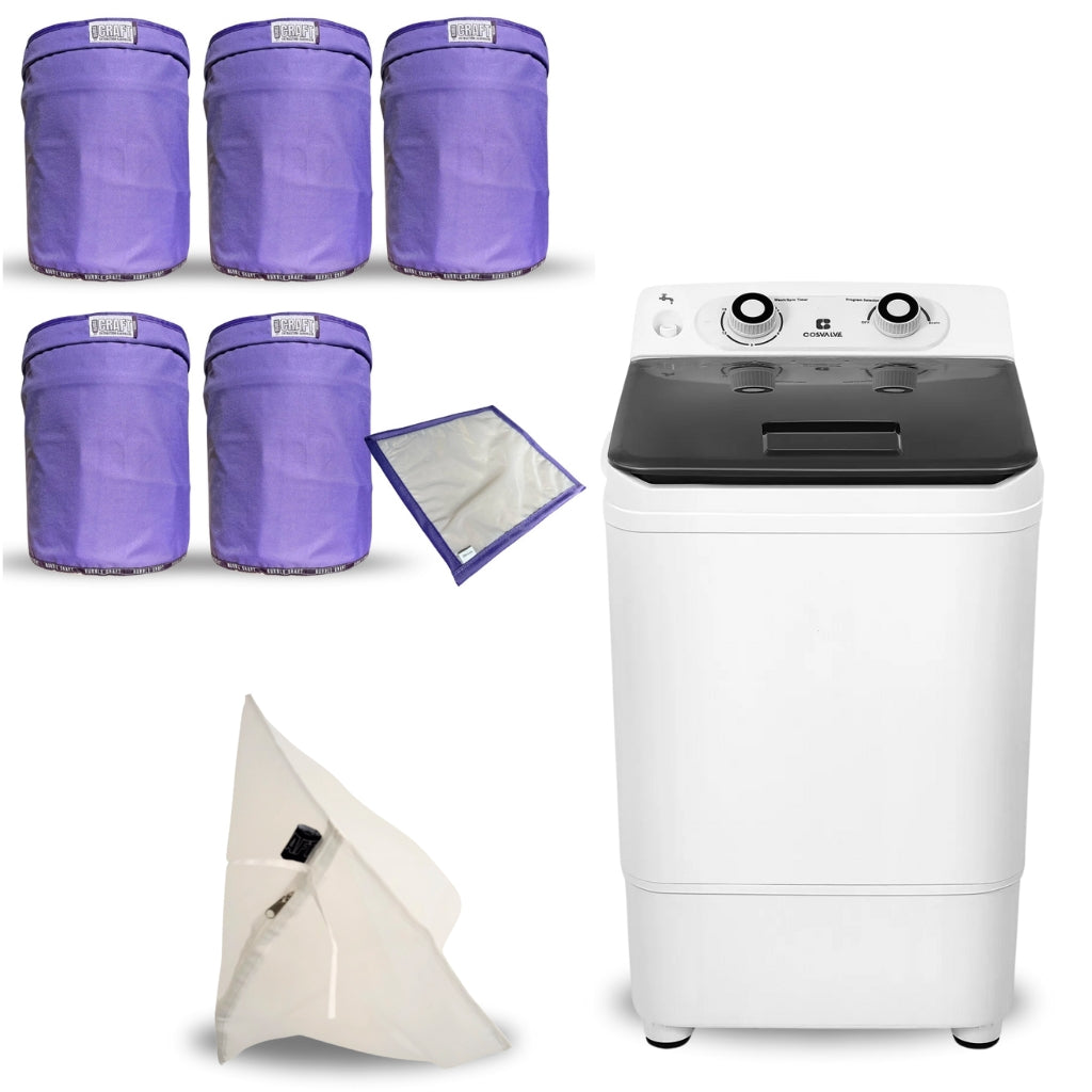XL Bubble Bag Wash Machine Ice Water Extraction Kit